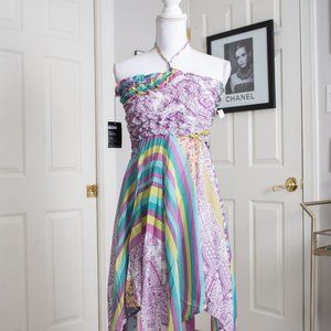 NWT SHEIN Colorful Smock Dress